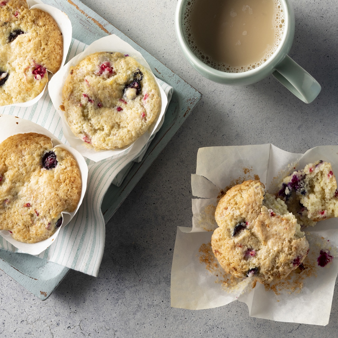 Recipe: Vegan Berry Lemon Muffins | Almond Breeze Canada