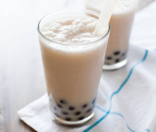 Recipe Coconut Almond Boba  Tea Smoothie Almond Breeze 