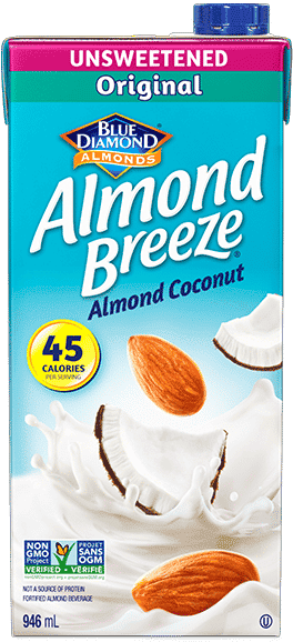 Almond Breze Shelf Stable Unsweetened Original packaging