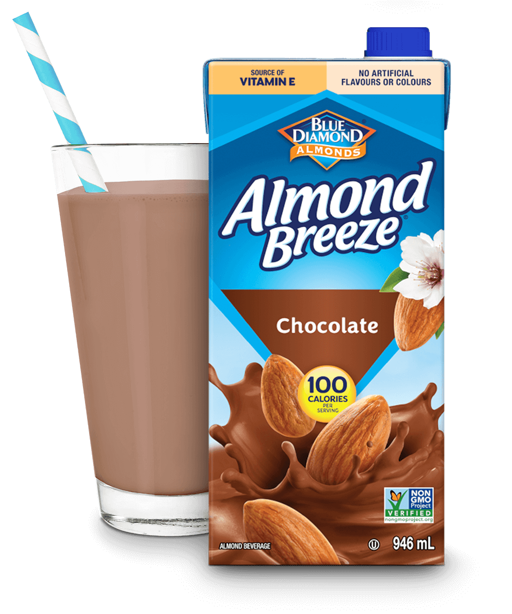 blue diamond almond breeze chocolate almond milk