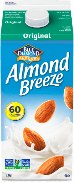 Refrigerated original almond breeze packaging